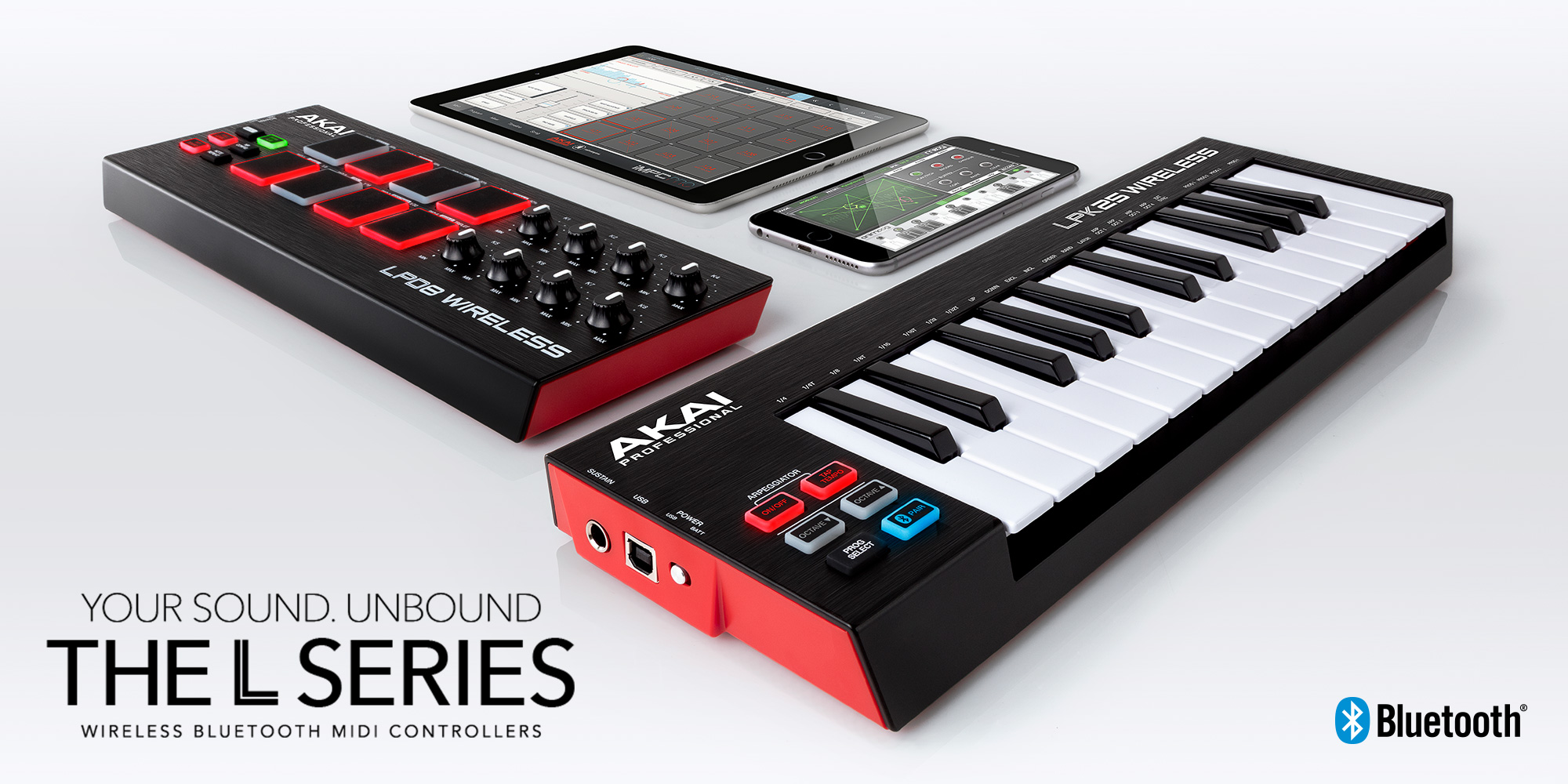 Akai L Series campaign reading Your Sound. Unbound.
