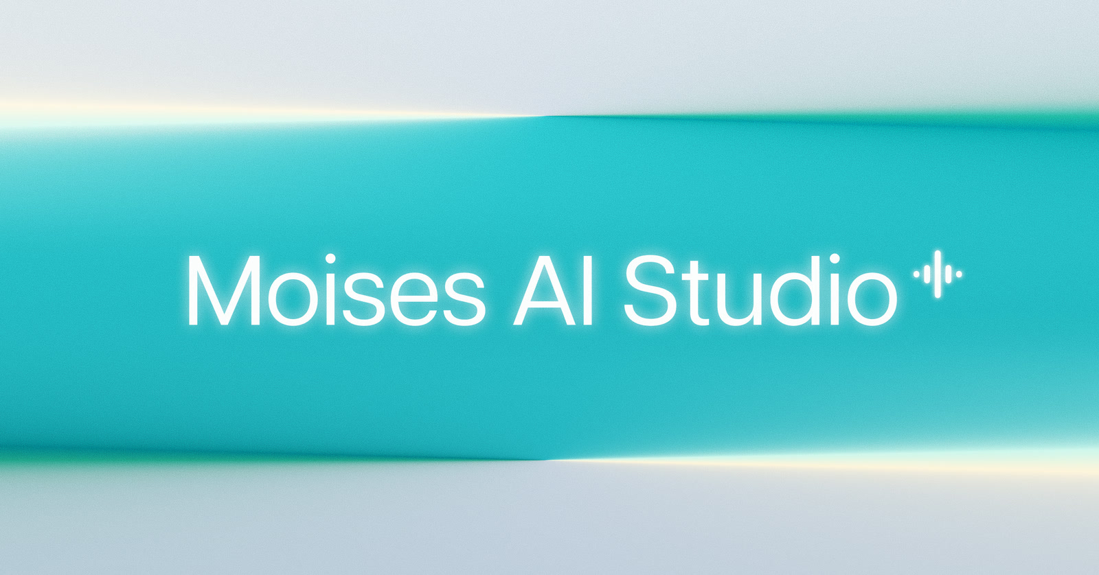 Moises AI Studio brand banner