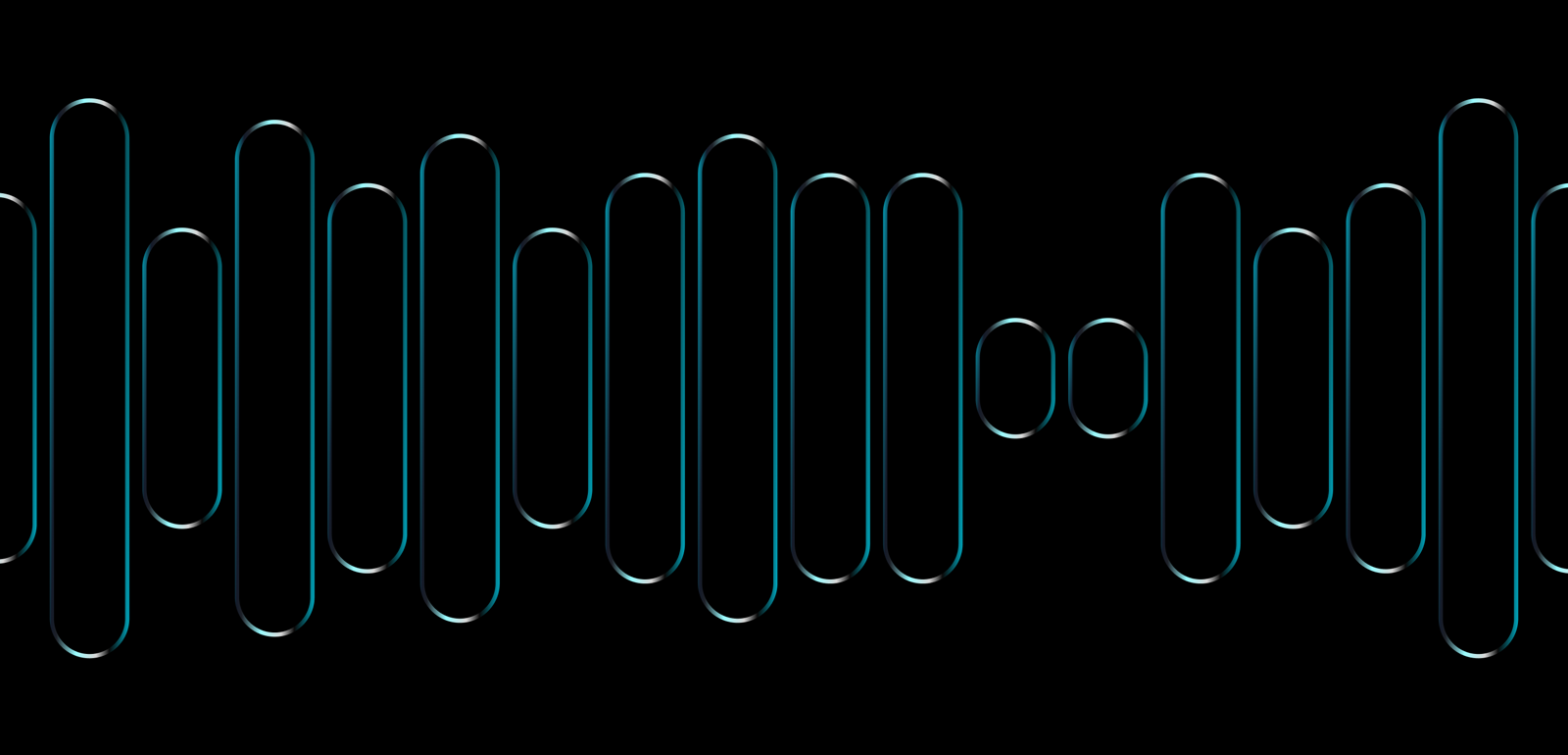 Moises tone of voice soundwave graphic